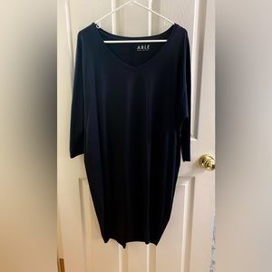 Able black dress 3/4 sleeves - size Medium